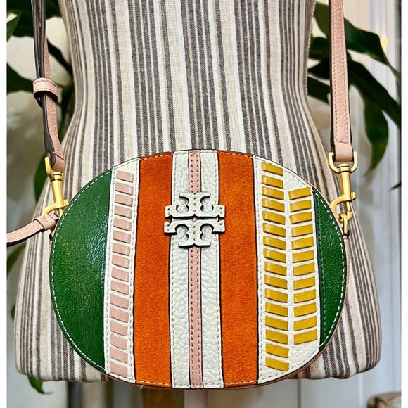 ♦️♦️ AUTHENTIC TORY BURCH MCGRAW STRIPED CAMERA BAG ♦️♦️ - Picture 13 of 13